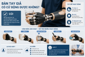 bàn tay giả có cử động được không