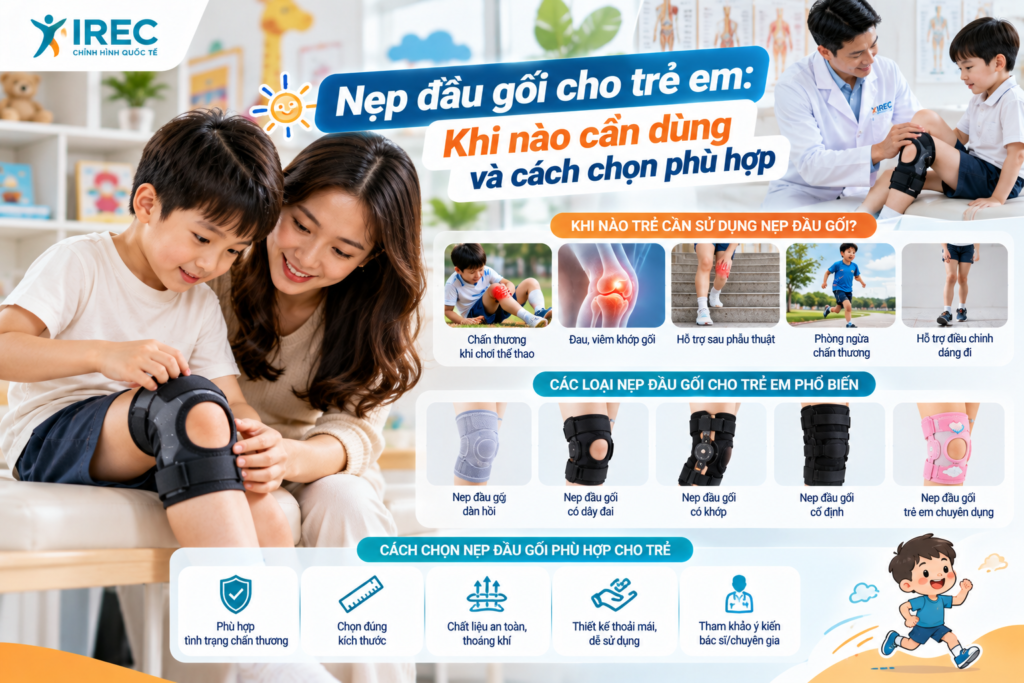 Nẹp đầu gối cho trẻ em