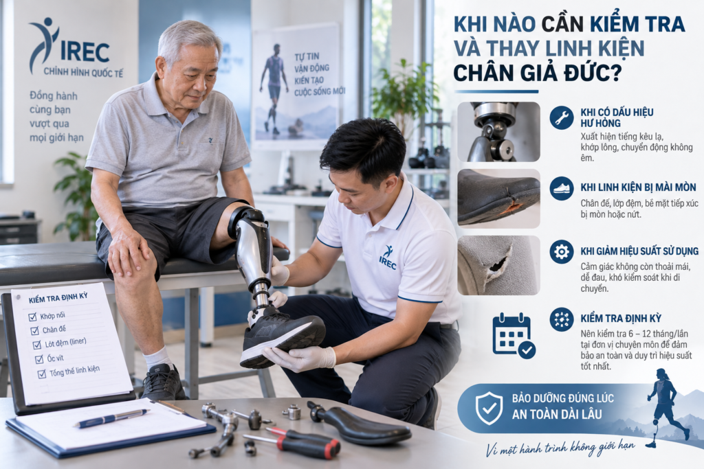 thay linh kiện chân giả Đức, Người Già Dùng Chân Giả Gặp Khó Khăn