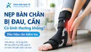 nẹp bàn chân cho trẻ em